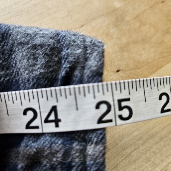 Retrofit Casual Button Up Long Sleeve Hoodie Mens Size Medium Blue Brown - Picture 6 of 9